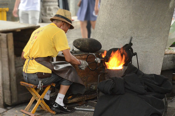 古老的爆米花技艺